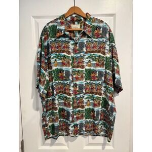 Vintage Dietrich Varez Collection by Reyn Spooner Hawaiian Aloha Shirt XL Rayon